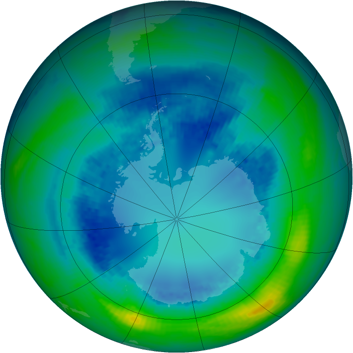 Ozone Map 2004-08-21